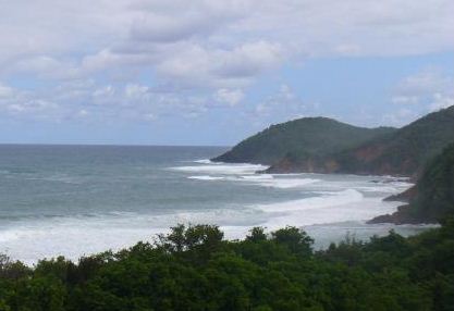 Anse Bonneville à la Trinité