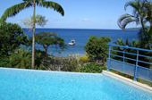 Location studio vue mer vue piscine Martinique