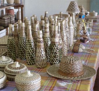 L'atelier artisanal de vannerie « La Paille Caraïbe »